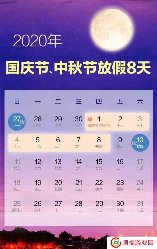 2020年中秋国庆节高速最新规定介绍